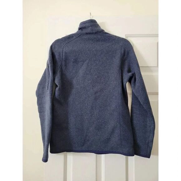 Patagonia Women Better Sweater Fleece Lined Navy pullover in Sz M 1/4 Zip - Picture 9 of 10
